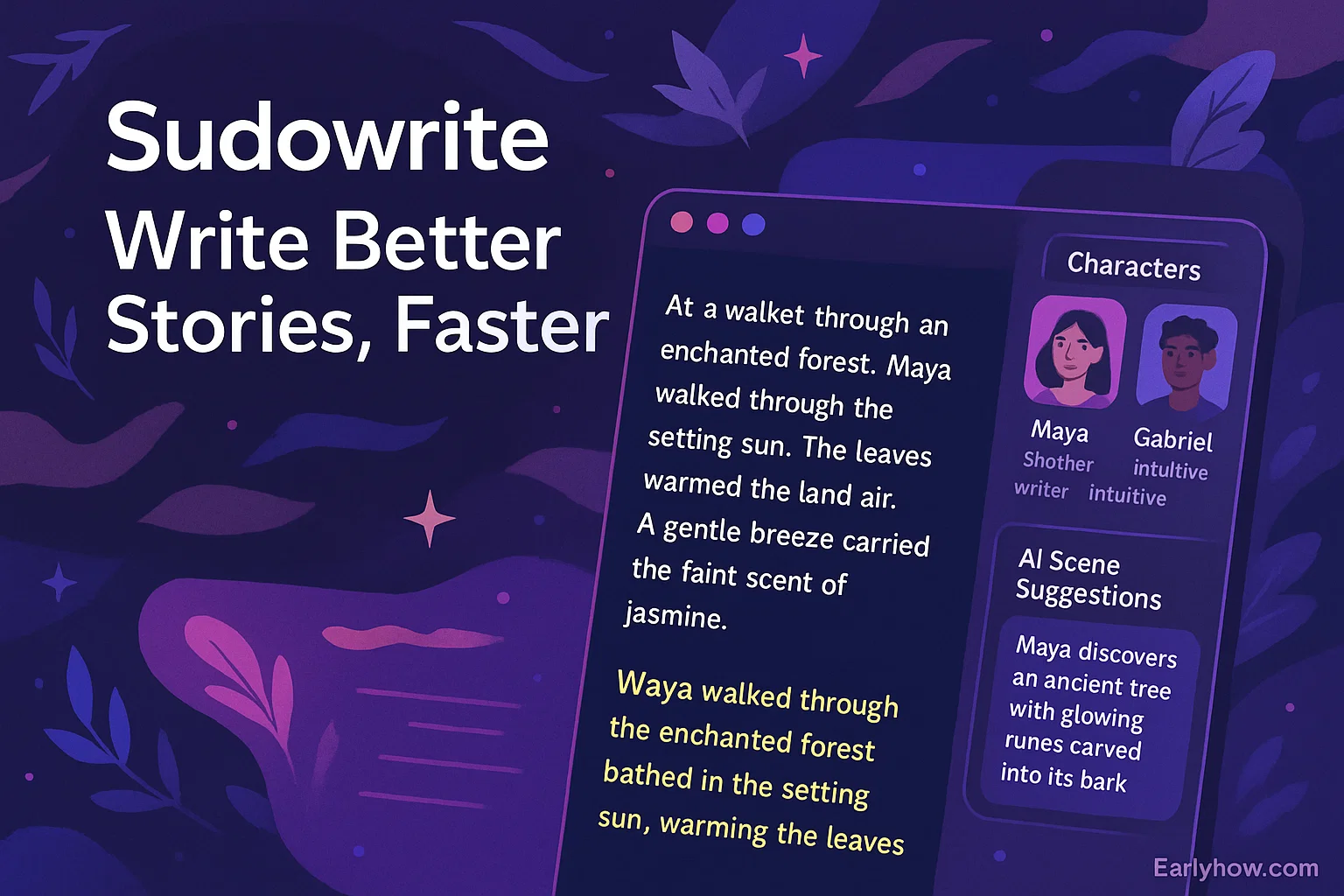 Sudowrite AI Story Writing Interface