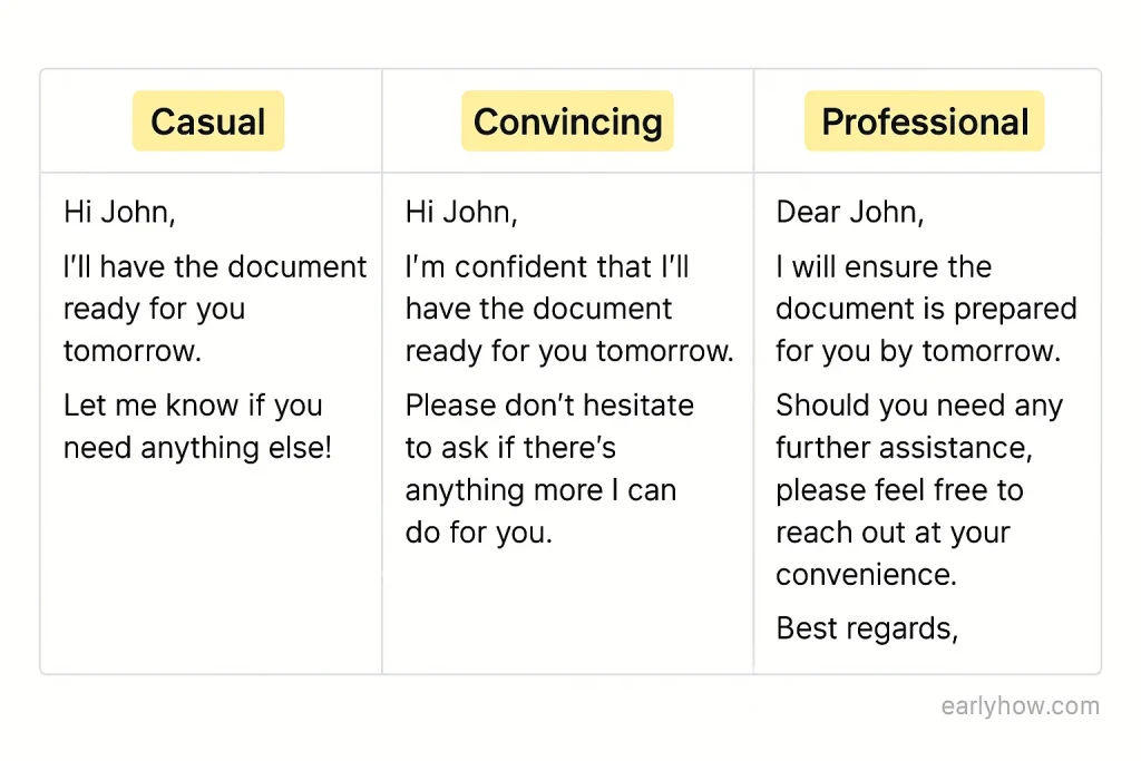How Rytr Adapts Content Tone: Casual vs. Convincing vs. Professional
