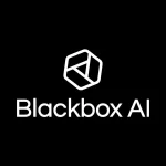 Blackbox AI official logo on black background