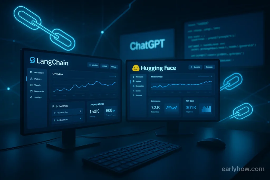 Udemy course dashboard for Complete Generative AI Course With LangChain and Hugging Face.